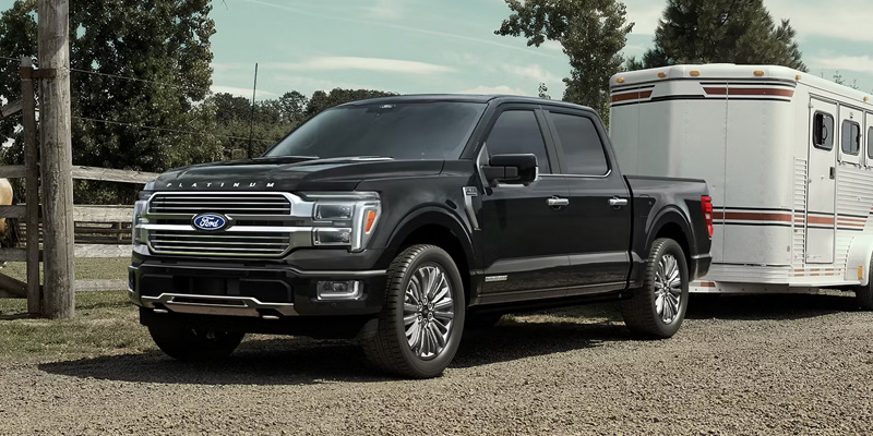2026 Black Ford F-150 parked road-side