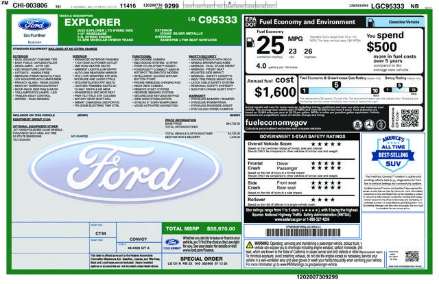 2020 Ford Explorer Limited
