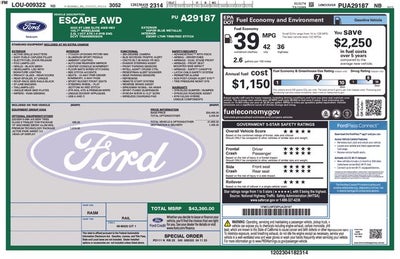 2023 Ford Escape Hybrid ST-Line Elite
