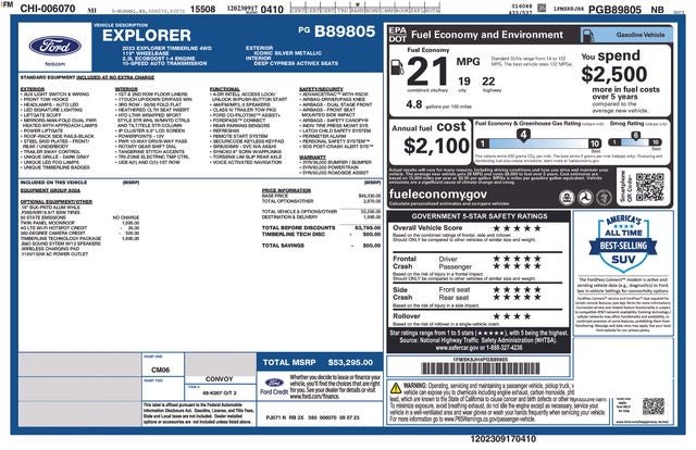 2023 Ford Explorer Timberline