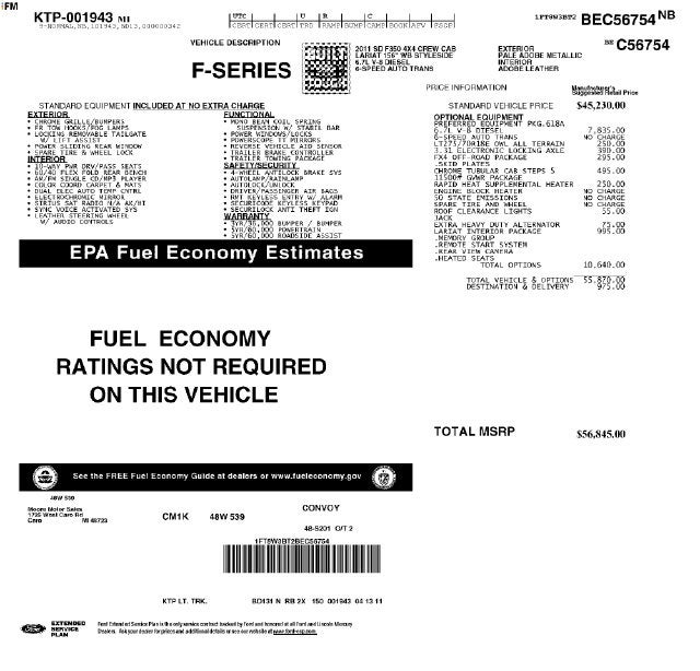 2011 Ford F-350SD Lariat
