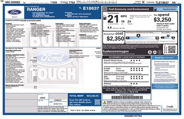 2026 Ford Ranger Lariat