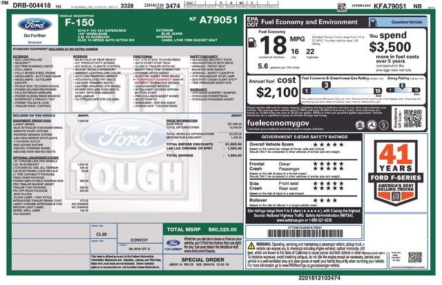 2019 Ford F-150 Lariat