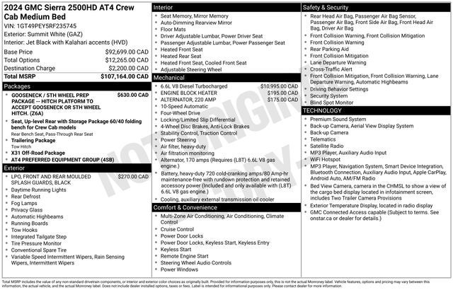 2024 GMC Sierra 2500HD AT4