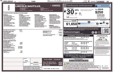 2026 Lincoln Nautilus Reserve
